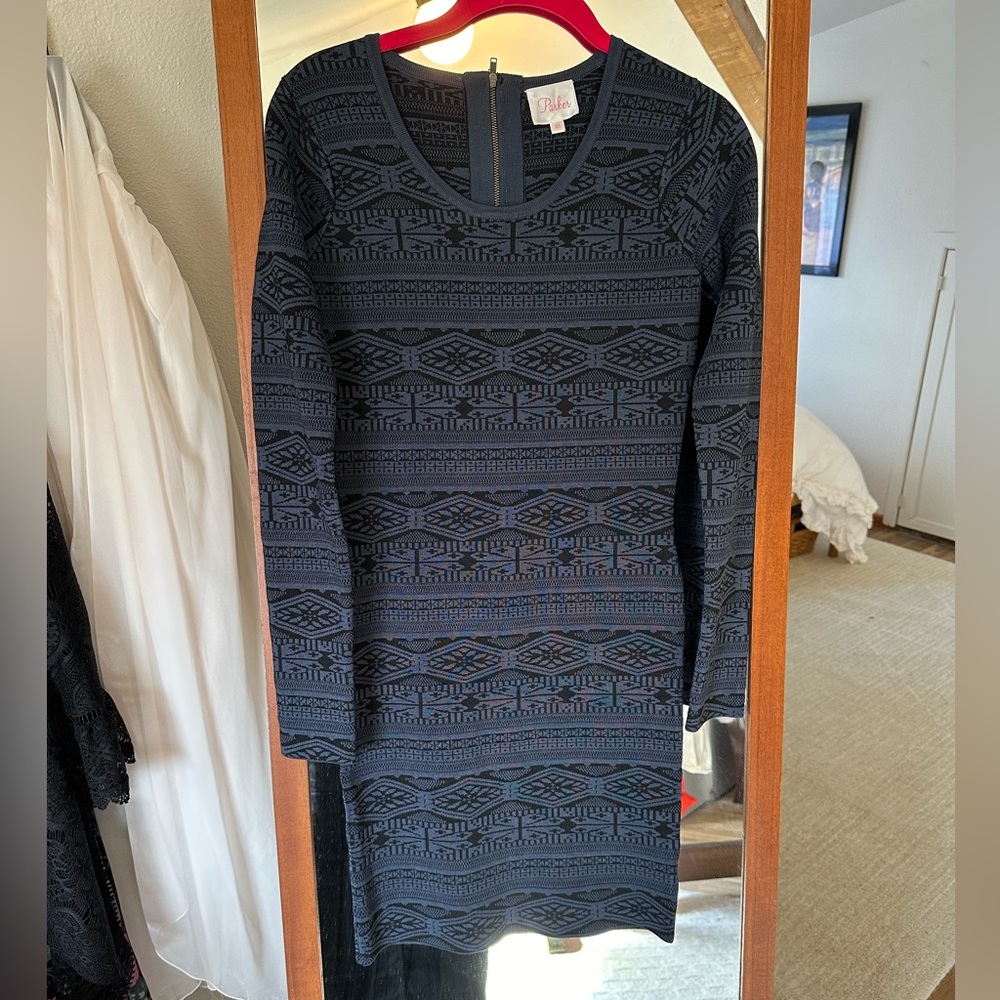 Parker bodycon dress, long sleeved